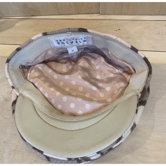 ANN LOUISE ROSWALD Women's Cap Newsboy Gatsby Wool Size M - Picture 5 of 9